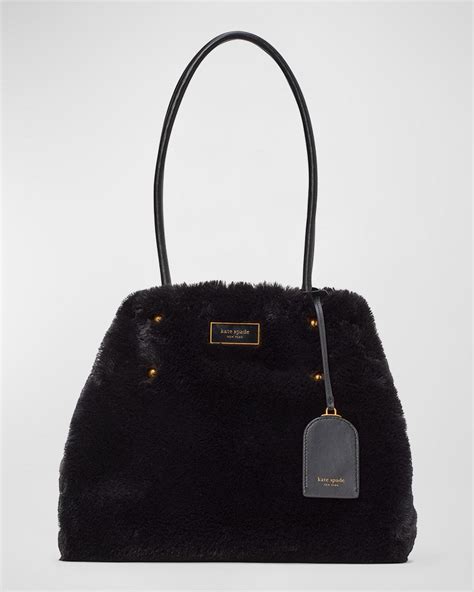 kate spade faux fur tote